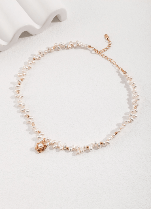 Camellia Vintage Pearl Necklace OR0100