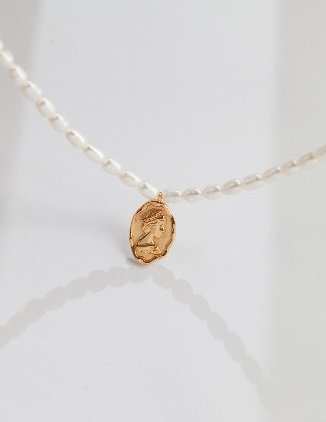 Freshwater Pearl Chain Necklace D0217