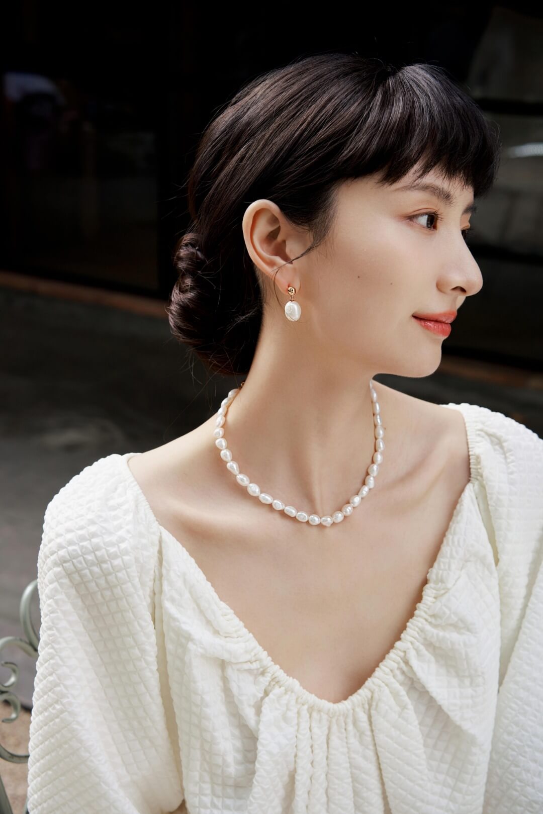 Baroque Pearl Necklace D0199