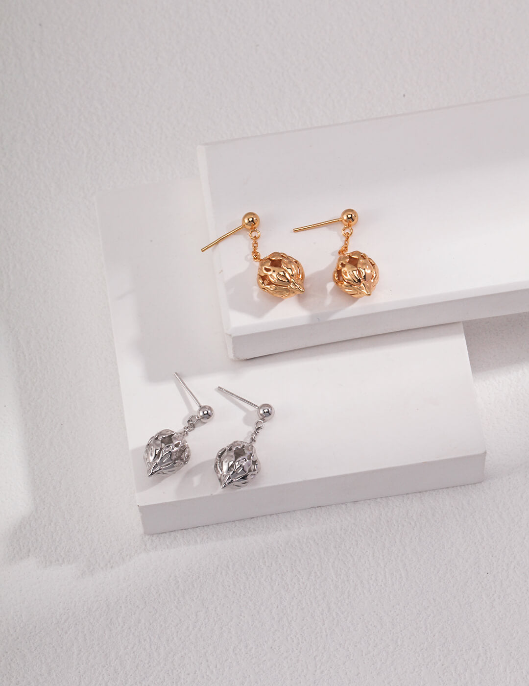 Cluster of Flowers Sterling Silver Earrings E0960