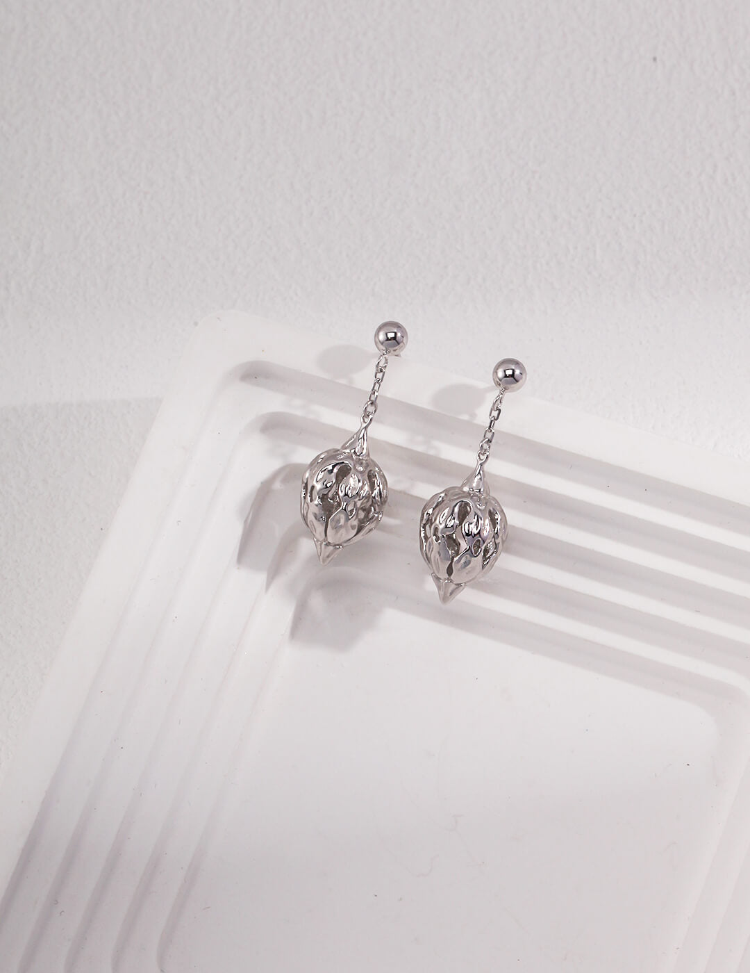 Cluster of Flowers Sterling Silver Earrings E0960
