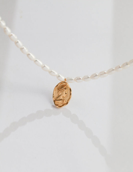 Freshwater Pearl Chain Necklace D0217