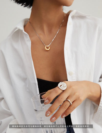 Sterling Silver Dainty Ring J0062