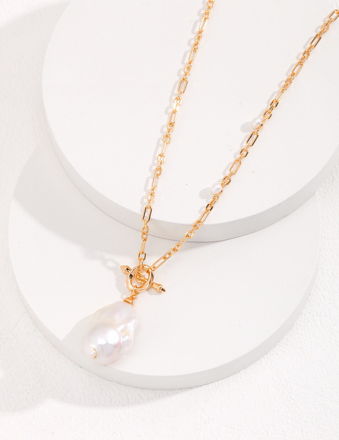 Baroque Pearl Necklace D0350