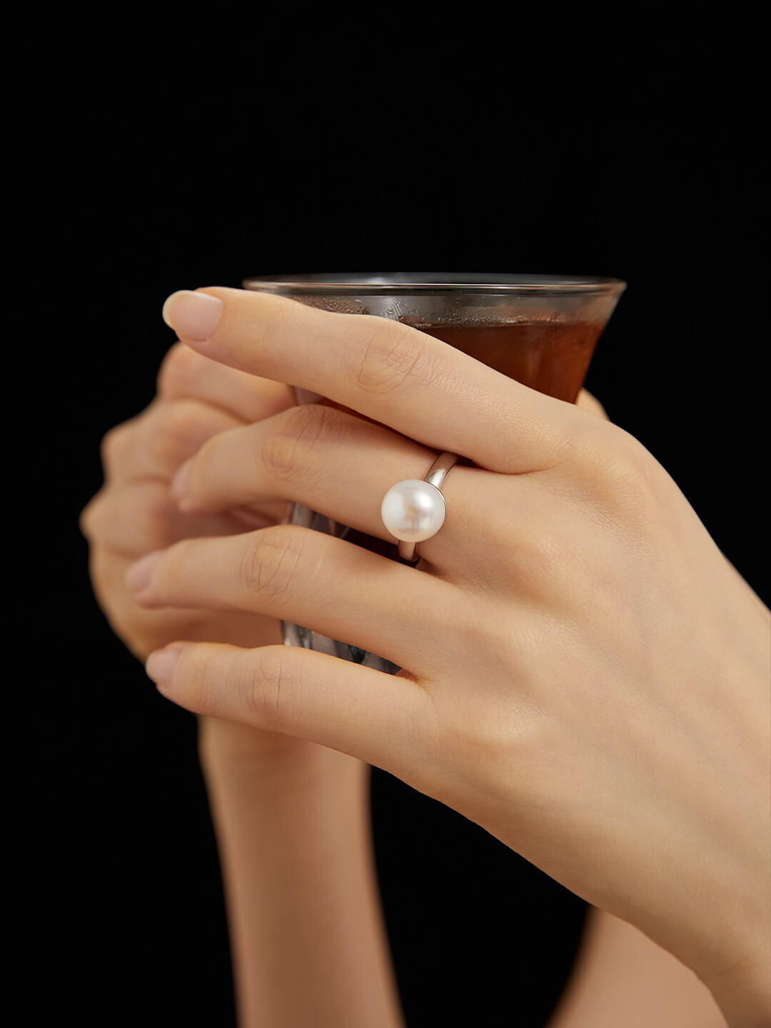 Minimalist Pearl Ring J0054