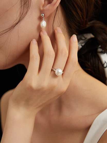 Minimalist Pearl Ring J0054