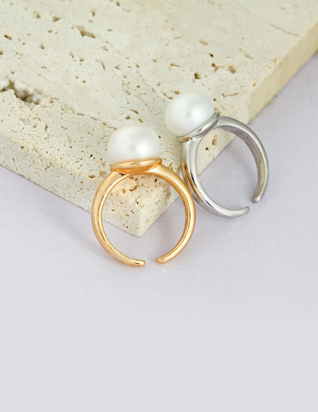 Minimalist Pearl Ring J0054