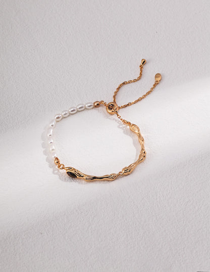Sterling Silver Tiger's Eye Bracelet SL0086