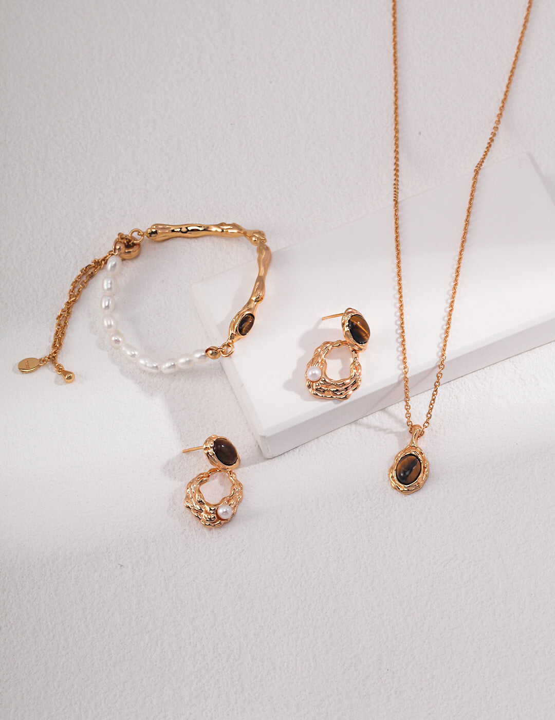 Sterling Silver Tiger's Eye Bracelet SL0086
