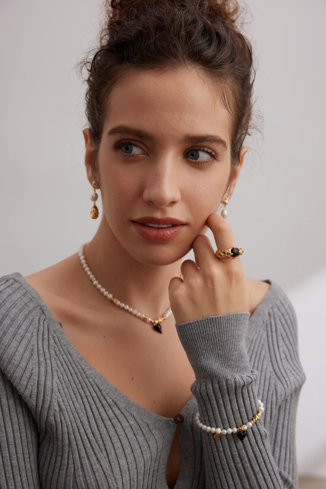 Retro Agate Ring J0242